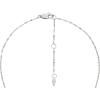 Fossil Women’s Plated Stainless Steel Engravable Personalized Gift Pendant Chain Necklace for Women(Silver Locket)