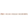 Fossil Women’s Rose Gold-Tone Stainless Steel Chain or Beaded Bracelet for Women(Heritage Rose Gold D-Link)