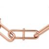 Fossil Women’s Rose Gold-Tone Stainless Steel Chain or Beaded Bracelet for Women(Heritage Rose Gold D-Link)