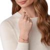 Fossil Women’s Rose Gold-Tone Stainless Steel Chain or Beaded Bracelet for Women(Rose Gold Moonstone)
