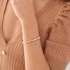 Fossil Women’s Rose Gold-Tone Stainless Steel Chain or Beaded Bracelet for Women(Rose Gold Sadie Glitz Dot)