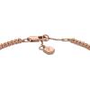 Fossil Women’s Rose Gold-Tone Stainless Steel Chain or Beaded Bracelet for Women(Rose Gold Tennis)