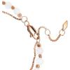 Fossil Women’s Rose Gold-Tone Stainless Steel Chain or Beaded Bracelet for Women(Rose Gold/Rose Quartz)