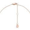 Fossil Women’s Rose Gold-Tone Stainless Steel Pendant Chain Necklace for Women(Rose Gold MOP Pendant)