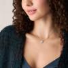 Fossil Women’s Rose Gold-Tone Stainless Steel Pendant Chain Necklace for Women(Rose Gold MOP Pendant)