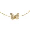 Fossil Women’s Stainless Steel Chain Bracelet(Gold Glitz Sutton Butterfly)
