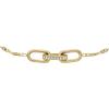Fossil Women’s Stainless Steel Chain Bracelet(Gold Heritage D-Link Glitz Chain)