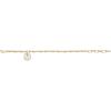Fossil Women’s Stainless Steel Chain Bracelet(Gold Heritage D-Link MOP Crest)