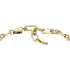 Fossil Women’s Stainless Steel Chain Bracelet(Gold Heritage D-Link MOP Crest)