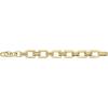 Fossil Women’s Stainless Steel Chain Bracelet(Gold Heritage Double D-Link Chain)