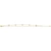 Fossil Women’s Stainless Steel Chain Bracelet(Gold Teardrop)