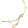 Fossil Women’s Stainless Steel Chain Bracelet(Gold/Green Heart)