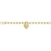 Fossil Women’s Stainless Steel Chain Bracelet(Harlow Gold Heart Chain)