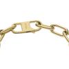 Fossil Women’s Stainless Steel Chain Bracelet(Harlow Gold Heart Chain)