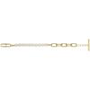 Fossil Women’s Stainless Steel Chain Bracelet(Heritage D-Link Pearl)