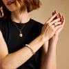 Fossil Women’s Stainless Steel Chain Bracelet(Heritage D-Link Pearl)