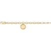 Fossil Women’s Stainless Steel Chain Bracelet(Heritage Pendant)
