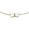 Fossil Women’s Stainless Steel Chain Bracelet(MOP Butterfly)