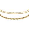 Fossil Women’s Stainless Steel Gold-Tone Bangle Bracelet(Gold Chain Bracelet Set)