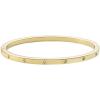 Fossil Women’s Stainless Steel Gold-Tone Bangle Bracelet(Gold Star Glitz Bangle)