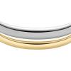 Fossil Women’s Stainless Steel Gold-Tone Bangle Bracelet(Gold/Silver Ellis Bangle)