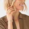 Fossil Women’s Stainless Steel Gold-Tone Bangle Bracelet(Harlow Gold Linear Bangle)