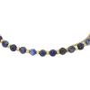 Fossil Women’s Stainless Steel Gold-Tone Beaded Bracelet(Gold Lapis Bead)