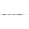 Fossil Women’s Stainless Steel Gold-Tone Beaded Bracelet(Gold Lapis Bead)