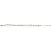 Fossil Women’s Stainless Steel Gold-Tone Beaded Bracelet(Gold/Howlite)