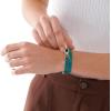 Fossil Women’s Stainless Steel and Genuine Leather Bracelet for Women(D-Link Blue)