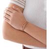 Fossil Women’s Stainless Steel and Genuine Leather Bracelet for Women(Rose Gold Beaded)