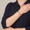 Fossil Women’s Stainless Steel and Genuine Leather Bracelet for Women(Rose Gold Glitz/Tan)