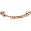 Fossil Women’s Stainless Steel and Genuine Leather Bracelet for Women(Rose Gold Glitz/Tan)