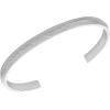 Fossil Women’s Sterling Silver or Silver-Tone Stainless Steel Chain Bracelet for Women(Harlow Silver-Tone Linear Bangle)
