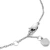 Fossil Women’s Sterling Silver or Silver-Tone Stainless Steel Chain Bracelet for Women(Silver Heart Chain)
