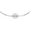 Fossil Women’s Sterling Silver or Silver-Tone Stainless Steel Chain Bracelet for Women(Silver/MOP Chain)