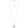 Fossil Women’s Sterling Silver or Silver-Tone Stainless Steel Pendant Chain Necklace for Women(Silver Heart Pendant)