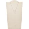 Fossil Women’s Sterling Silver or Silver-Tone Stainless Steel Pendant Chain Necklace for Women(Silver Rose Gold Duo Hearts)