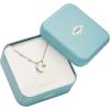 Fossil Women’s Sterling Silver or Silver-Tone Stainless Steel Pendant Chain Necklace for Women(Silver Star Moon)
