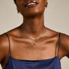 Fossil Women’s Sterling Silver or Silver-Tone Stainless Steel Pendant Chain Necklace for Women(Silver Tri-Tone Heart)
