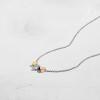 Fossil Women’s Sterling Silver or Silver-Tone Stainless Steel Pendant Chain Necklace for Women(Silver Tri-Tone Heart)
