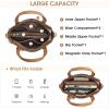 Kattee Genuine Leather Handbags for Women, Soft Hobo Satchel Shoulder Crossbody Bags Ladies Purses(Brown)