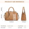 Kattee Genuine Leather Handbags for Women, Soft Hobo Satchel Shoulder Crossbody Bags Ladies Purses(Brown)