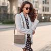 Kattee Leather Crossbody Bag for Women, Small Cross Body Shoulder Bags Purse for Women Trendy Designer Handbag(Khaki)