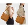 Kattee Leather Crossbody Bags for Women, Fashion Shoulder Purse, Hobo Handbags with Adjustable Strap(Brown)