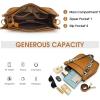 Kattee Leather Crossbody Bags for Women, Fashion Shoulder Purse, Hobo Handbags with Adjustable Strap(Brown)