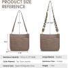 Kattee Leather Crossbody Bags for Women, Fashion Shoulder Purse, Hobo Handbags with Adjustable Strap(Khaki)