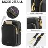 Kattee Leather Crossbody Bags for Women, Small Genuine Leather Purses and Handbags, Shoulder Cross Body Bag for Woman(Black)