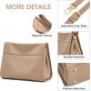 Kattee Leather Purses and Handbags for Women, Small Crossbody Bags for Women, Top Handle Hobo Shoulder Bag with 2 Straps(Khaki)