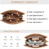 Kattee Leather Purses and Handbags for Women, Small Crossbody Bags for Women, Top Handle Hobo Shoulder Bag with 2 Straps(Light Tan)